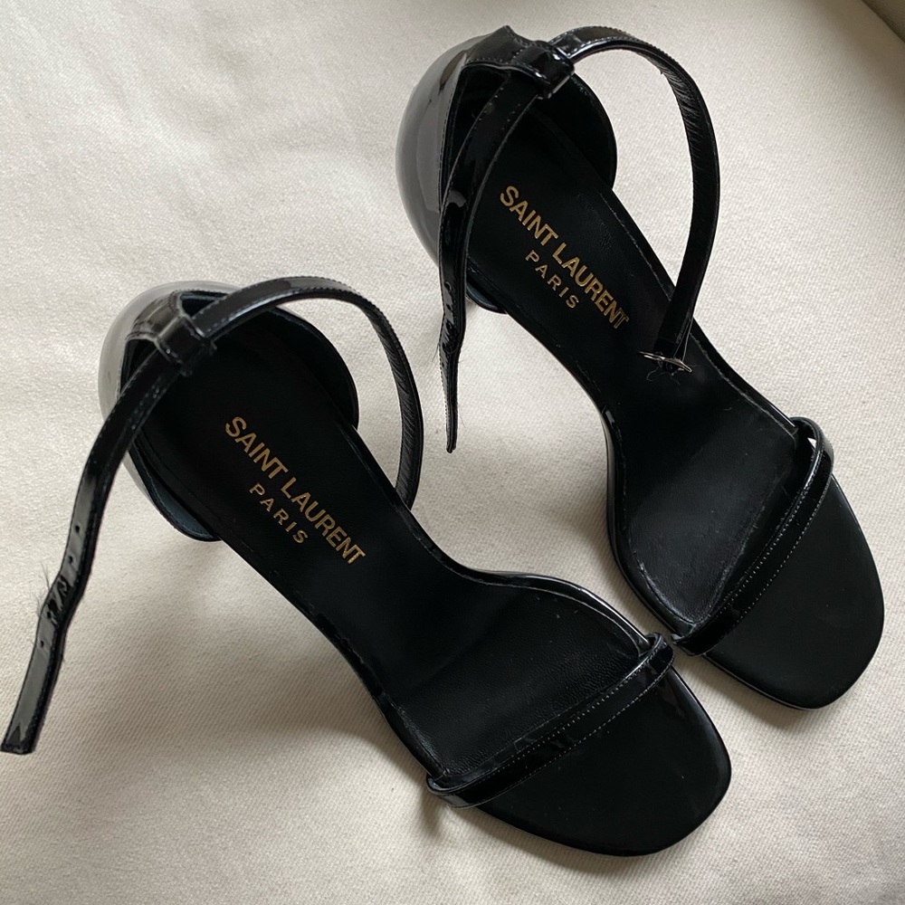 Saint Laurent Patent Leather Sandals